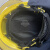17式半盔式消防头盔黄色战斗员韩式统型款防护阻燃增强尼龙材质 头盔灯架