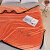 南极人纯色刺绣加厚牛奶绒毛毯法兰绒午睡毯办公室床上用被子沙发盖毯子 DNS-纯色刺绣款-清新桔 200*230±5cm