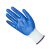 牛郎星手套丁晴手套劳保舒适耐磨手套贴合透气手套 12双装 NL-218黑 蓝色