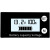 LCD液晶8-100V电压表电瓶车电量检测 数显锂电铅酸电池容量显示器 6133A 白屏 绿光标配版(无报警无温度测量功能)