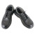 上柯 B3636 黑色牛皮安全鞋 无尘洁净电子实验室工作鞋 防砸防静电35码（225mm） 黑色 45码