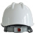海斯迪克 HK-763 安全认证绝缘安全帽ABS 可印字 工程施工 工业建筑防砸抗冲击保护头盔 v型白色透气