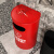 定制适用户外垃圾桶商用创意工业风油桶大号庭院营地网红工业风酒吧奶茶店 红