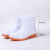 EVA白色卫生靴加绒食堂厨房工厂专用雨靴防滑耐油高筒棉水鞋  36 高度16cm左右白色牛筋底-不加棉