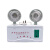 京势 安全出口指示灯 消防应急灯 蓄电池LED应急灯双头灯插电壁挂式工程款（1个）