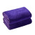 兰诗（LAUTEE）DA1079 加厚纤维毛巾定制毛巾吸水巾 紫色 30*60cm 10条装