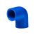 联塑（LESSO）90°弯头(PVC-U给水配件)蓝色 dn250