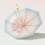 异度太阳伞异度太阳伞晒女高颜值遮阳伞晴雨两用小巧折叠简约可爱 郁语粉胶高密色胶涂层