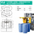 金牛油桶夹具鹰嘴油桶夹叉车抓桶器塑料铁桶重型桶夹DG1000B直销 YL4