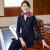 BHKW海南航空空姐服装制服女职业套装高端套裙春秋高铁女酒店 红色外套+裤子 XL(适合109118斤)