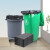 物业收纳袋40-240L规格平口环保耐磨收纳袋黑色垃圾袋加厚大号 100*120寸(特厚)120LA3188