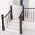奇步（QIBU）奇步楼梯简约现代金属工艺电镀轻奢铝镁合金圆形小柱楼梯扶手适用 QS-101黑+金 铝镁/不包邮
