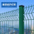 来采 桃型柱护栏网别墅小区围墙护栏网片围栏隔离网高速防护栏网加粗硬塑6毫米粗*1.8米高*3.0米宽*含1柱