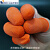 橙色防滑指套劳保耐磨耐热防痛摘菜指甲保护套点胶桔色乳胶手指套 橙色 L大码 500个/包