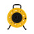 劳瑞 移动电缆盘排插带线拖线卷线盘绕线盘30/50米工程电源卷盘插座 黑黄橙盘30米2*2.5平方