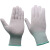 今么 劳保手套工作加厚耐磨线手套（120双/件） 13针尼龙点胶（白色M码）