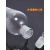 梨形分液漏斗250/500/1000ml实验室油液玻璃聚四氟乙烯具标口活塞 2000(四氟活塞)