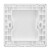 西门子（SIEMENS）86型墙壁开关插座面板 哑光 荟绎系列辰光白色 空白面板