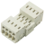 插拔式公母对插接线端子MCS-3.5弹簧式按压式免螺丝多用途连接器 3.5MM-12P整套 白色