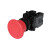 上海天逸电器 紧停急停按钮22孔径 自锁红色圆形蘑菇按钮一常闭 红色 LA42J-01R
