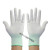 12双夏季条纹薄款尼龙纱线透气工作手套劳保耐磨弹力防晒男女 S码（小号） 粉色尼龙手套（12双）