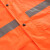 易工鼎 反光雨衣雨裤套装 交通施工骑行分体式防水服 橙色 2XL码