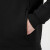 阿迪达斯 （adidas）男装 秋季新款运动服跑步训练健身连帽防风休闲外套夹克 HB5081/黑色经典logo L