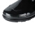上海牌 704 中筒雨靴加绒款 男士劳保胶鞋防护靴防水PVC雨靴 可拆卸棉套 黑色黑底 43码
