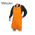 威特仕/WELDAS44-2142皮护胸围隔热防烫焊工衣服焊接围裙耐磨裙长107cm金黄色1件装