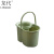 龙代（longdai）浴室厨房商用清洁拖把桶办公室大扫除拖地布甩干桶HCF 绿色款