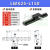 X轴燕尾槽滑台LWX40/25/60-100长行程齿轮齿条型手动位移微调平台 LWX25-L70(行程50mm)