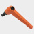 7字型把手螺钉可调位紧定手柄螺栓橙橘黄色L形快开扳手带弹簧螺丝 M10*80*40