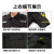 胜丽 夏季保安服套装安保物业制服套装 黑色夏长款斜纹套装+标志185 BAS01-H 1套