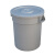 卡英 圆形塑料桶 大容量储水桶 工业物业桶 水桶带盖 C型36L
