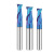 65度钨钢铣刀2刃键槽纳米蓝涂层硬质合金铣刀CNC不锈钢用数控刀具 1.5*4.5*4D*50L