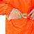厚创 成人雨衣透气 分体雨裤套装 带帽加厚环卫反光雨衣 可印字 XXL(180)