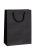 竹特 纸卡手提袋 黑色 竖版 13*6*19cm 50个 手提袋纸袋包装袋 企业定制