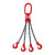 京棣工品 起重吊链 钢铁链 吊索行车吊车吊链 单位：个 2吨0.5米2钩 
