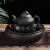 景德镇（jdz）茶具整套紫砂茶具套装大号茶壶茶杯功夫茶具整套泡茶壶蓄水茶 棕色梅花壶茶盘套装4个大杯