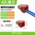 菲德电气 电线连接器硬导线通用 快速接线端子接头 四孔并线器 PCT-604 100只/盒