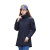 大杨2788冲锋衣 三合一户外防寒保暖防泼水防风透气外套两件套女款 黑色 XL码 定制