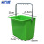 希万辉 带刻度加水桶清洁工具塑料手提水桶【浅绿】XWH0371