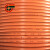 TRVV2芯6平方软护套两相防水耐拖拽防老化耐油室户外电源缆线现货 桔红色 25m x 2芯 x 6平方毫米