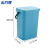 希万辉 壁挂式垃圾桶简约有盖手提悬挂式收纳桶【大号12L蓝色】XWH0180