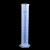 DEDH 塑料量筒量筒耐酸碱塑料刻度量筒实验室用品塑料量筒定制【起订辆5】 1000ML