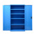 多功能重型工具柜车间工具车铁皮储物柜加厚双开门汽修配件存放柜 蓝色  对开门 内6块层板