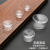 玻璃防滑垫片双面吸盘玻璃桌垫钢化玻璃红木茶几餐桌台面固定吸盘 4个3.5cm吸盘+8个3cm透明胶