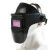 海斯迪克 电焊面具 头戴式面罩 防烧焊防烤脸 变光黑色 均码 