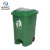 米奇特工（Agents mickey）脚踏带轮垃圾桶 垃圾桶保洁桶 绿色 70L