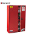 众御 ZOYET SC0060RK 可燃品安全柜 防爆柜 防火柜 60加仑 红色 双门自动式